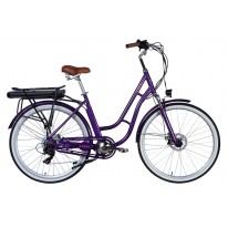 Электровелосипед 28" AL Dorozhnik eCORAL DD FR 19" 48В 17.5Ah 500W фиолетово-синий (2026)